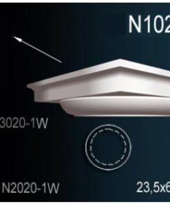 Капитель Перфект N1020-1W 235х60х235