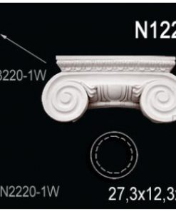 Капитель Перфект N1220-1W 273х123х273